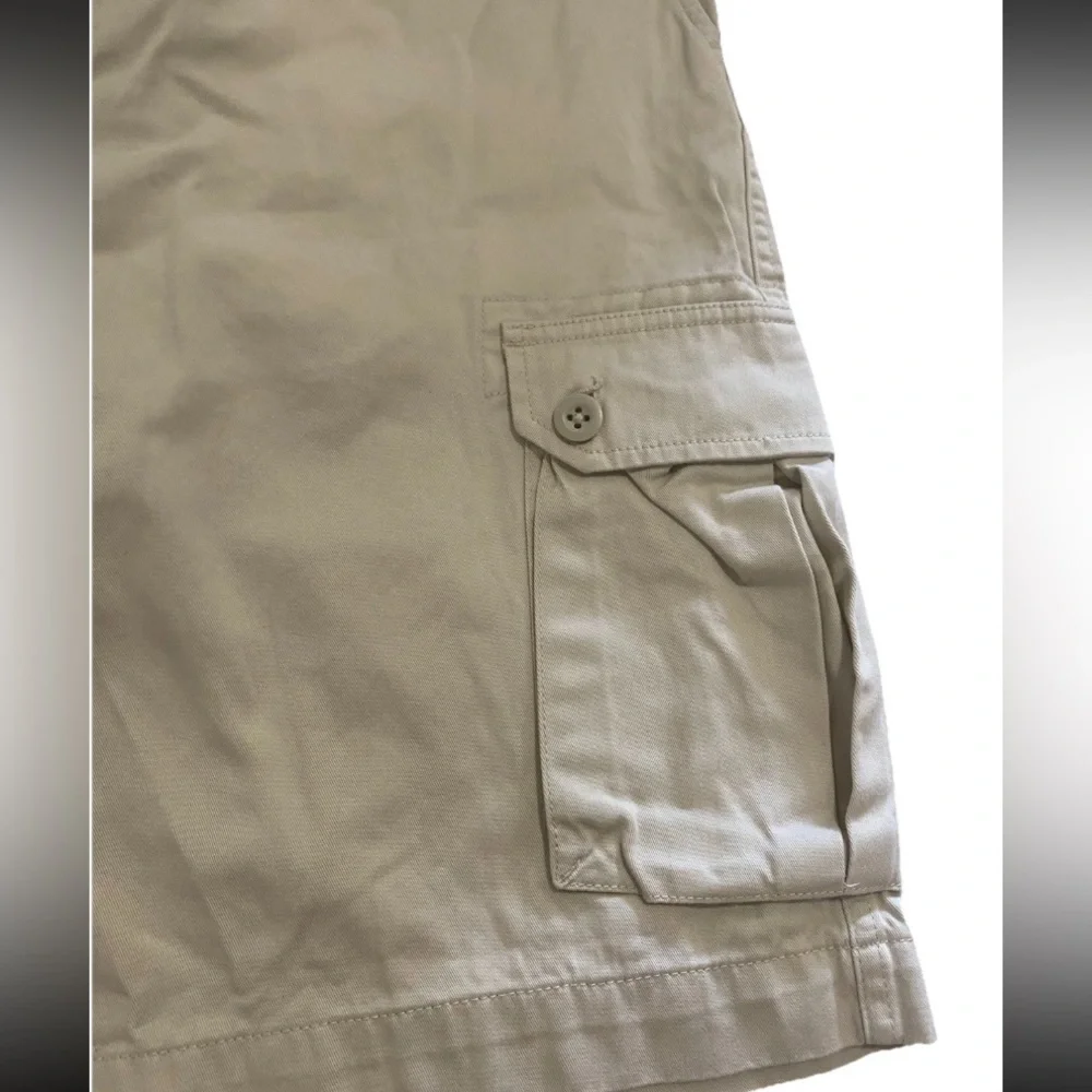 Polo Ralph Lauren Size 18 Big Boys Khaki Cream Cargo Summer Shorts Brand New